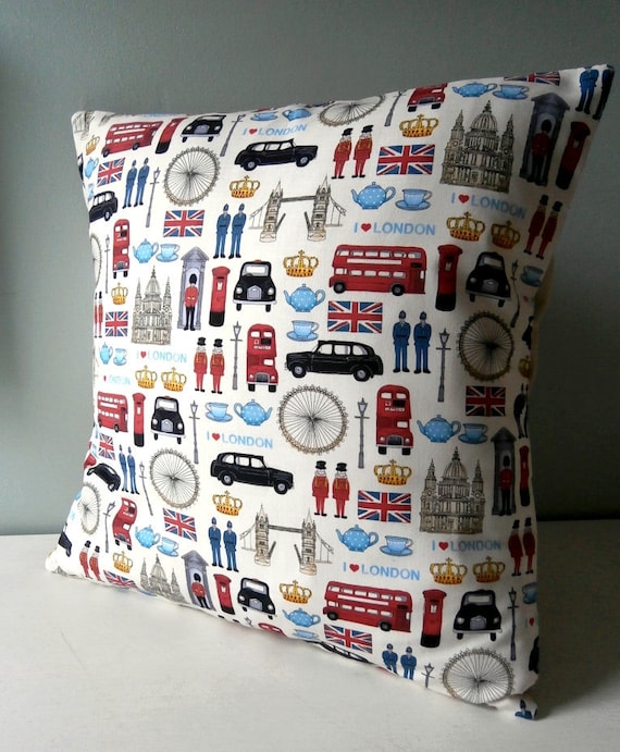 London Taxi Bus Soldier Pillow / Cushion cover