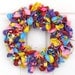 Colorful Balloon Wreath // Wreath Made of Balloon // Unique Wreath // Kids Party Favors