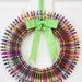 Color Me Merry Crayon Wreath // Teacher Wreath // Colorful Crayon Wreath // Kids Wreath // Gifts for Teachers