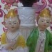 Victorian Couple Boudoir Lamp Vintage Fairyland Japan