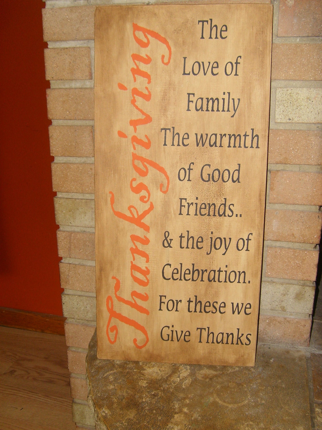 A FaLL HoLiDaY THANKSGIVING PriMiTiVe WooD SiGn HoMe Decor WaLL Hanging HaLLoWeen TuRKey Pumpkin Pie