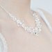 Wedding Necklace, Crystal Bridal Necklace. Statement Necklace, Chunky Crystal Necklace. Winter Bride Vintage Style Wedding Jewellery