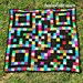 Qr Code Pixel Crochet Blanket