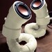 ikyaudio white sea cucumbers audio speakers - Design Copyright Pending