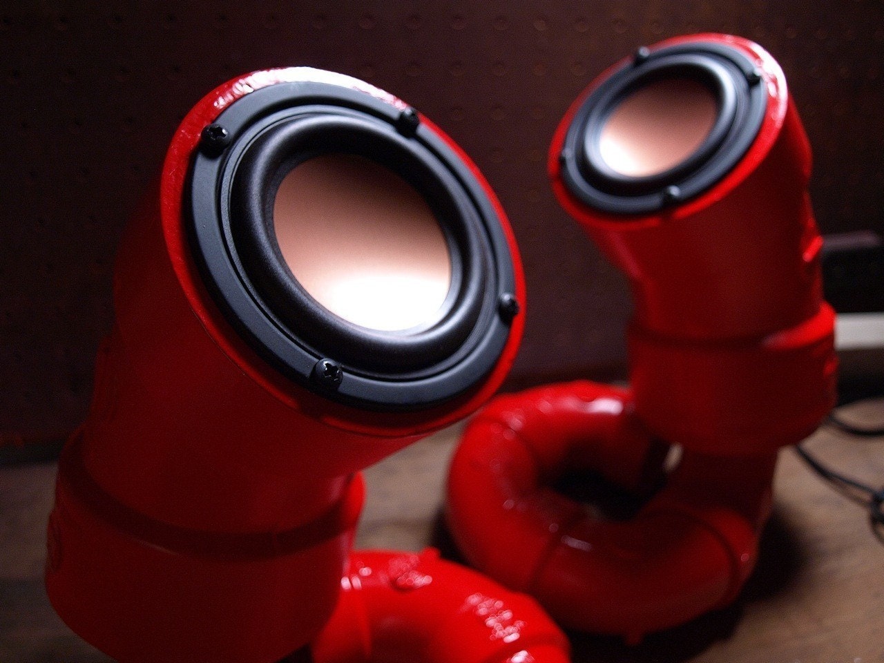 ikyaudio Red Lobester Audio Speakers - for Jill Stamps