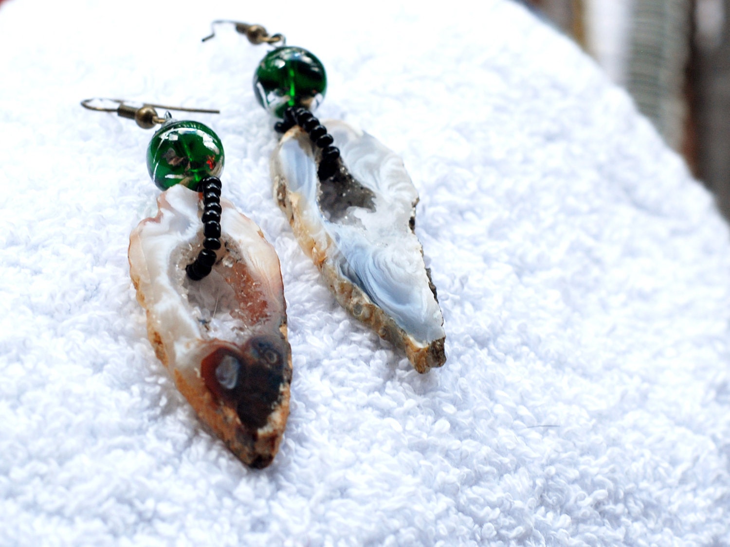 Dangling Stone Earrings