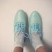 Pony oxfords flats in pastel tones
