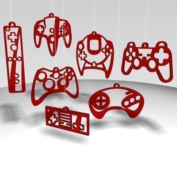 Controller ornaments - Red Tint