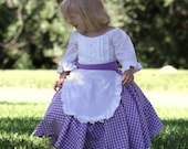19th Century Inspired Costume Dress - Colonial, Prairie, Pioneer, Tea Party, Halloween