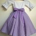 19th Century Inspired Costume Dress - Colonial, Prairie, Pioneer, Tea Party, Halloween