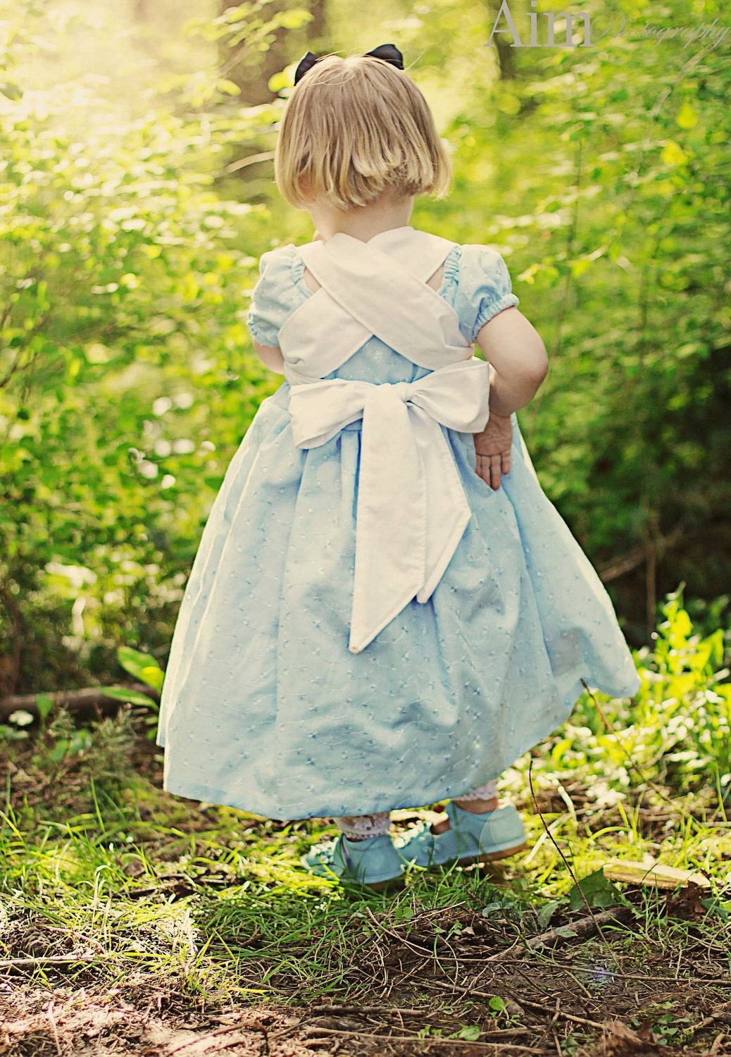 Alice Dress and Apron - 12m, 18m, 2T, 3T, 4T - Halloween Costume