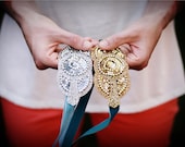 The Dorothy - Flapper Style Tie Headband in Gold or Silver