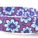 SALE and FREE SHIPPING - Floral Dog Collar - The Violet