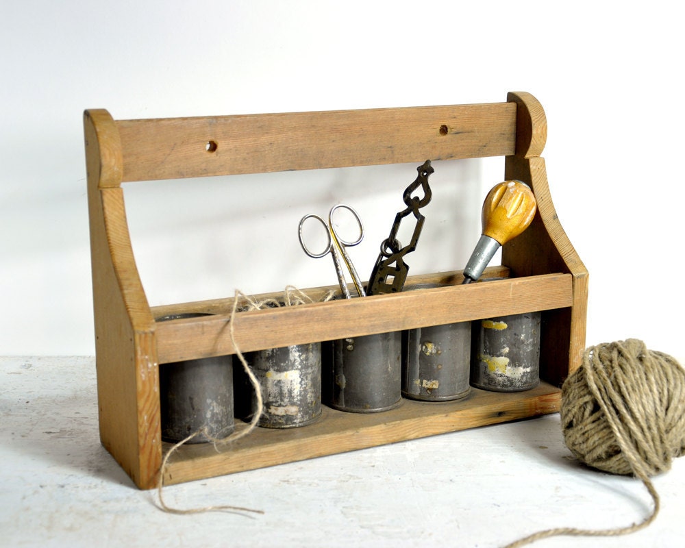 Vintage Wall Storage Rack by HavenVintage on Etsy