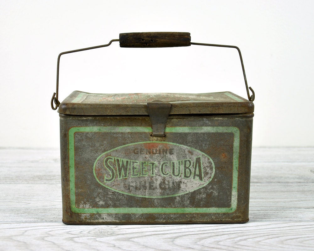 RESERVED - Vintage Advertising Tin / Tin Box