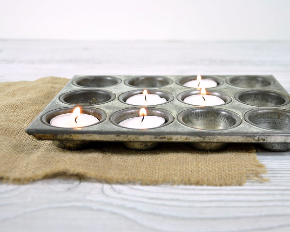 Vintage Bake Tin / Industrial Storage