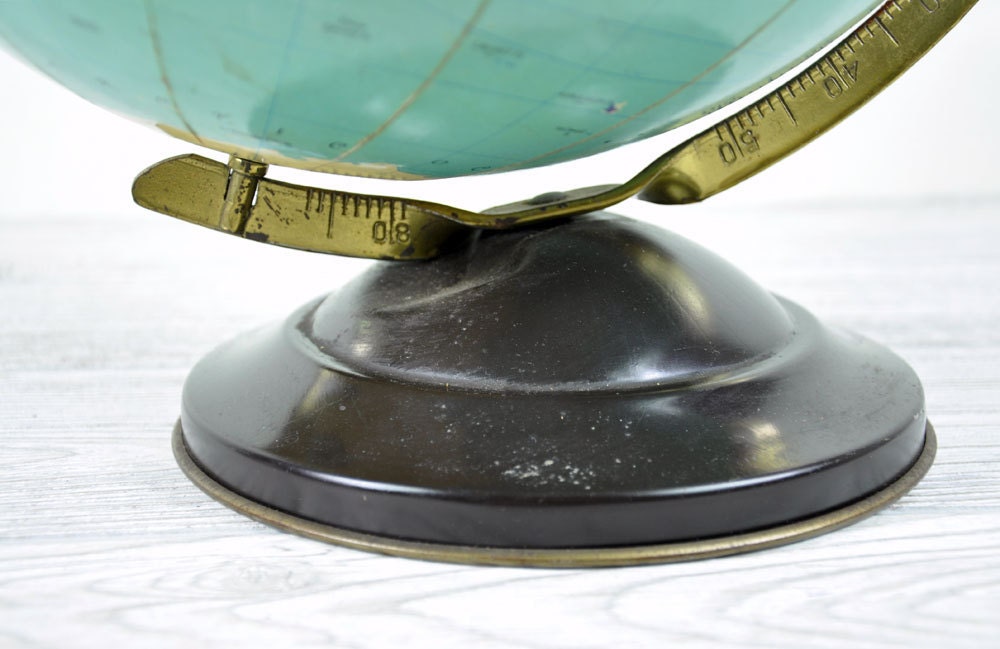 Vintage 1940's Replogle 12" Precision World Globe