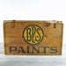 RESERVED - Vintage Industrial Lidded Wood Crate / Industrial Storage
