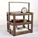 Vintage Wood Three Tier Berry Crate / Industrial Decor
