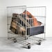 Vintage Industrial Wire Cart / Laundry Hamper / Industrial Decor