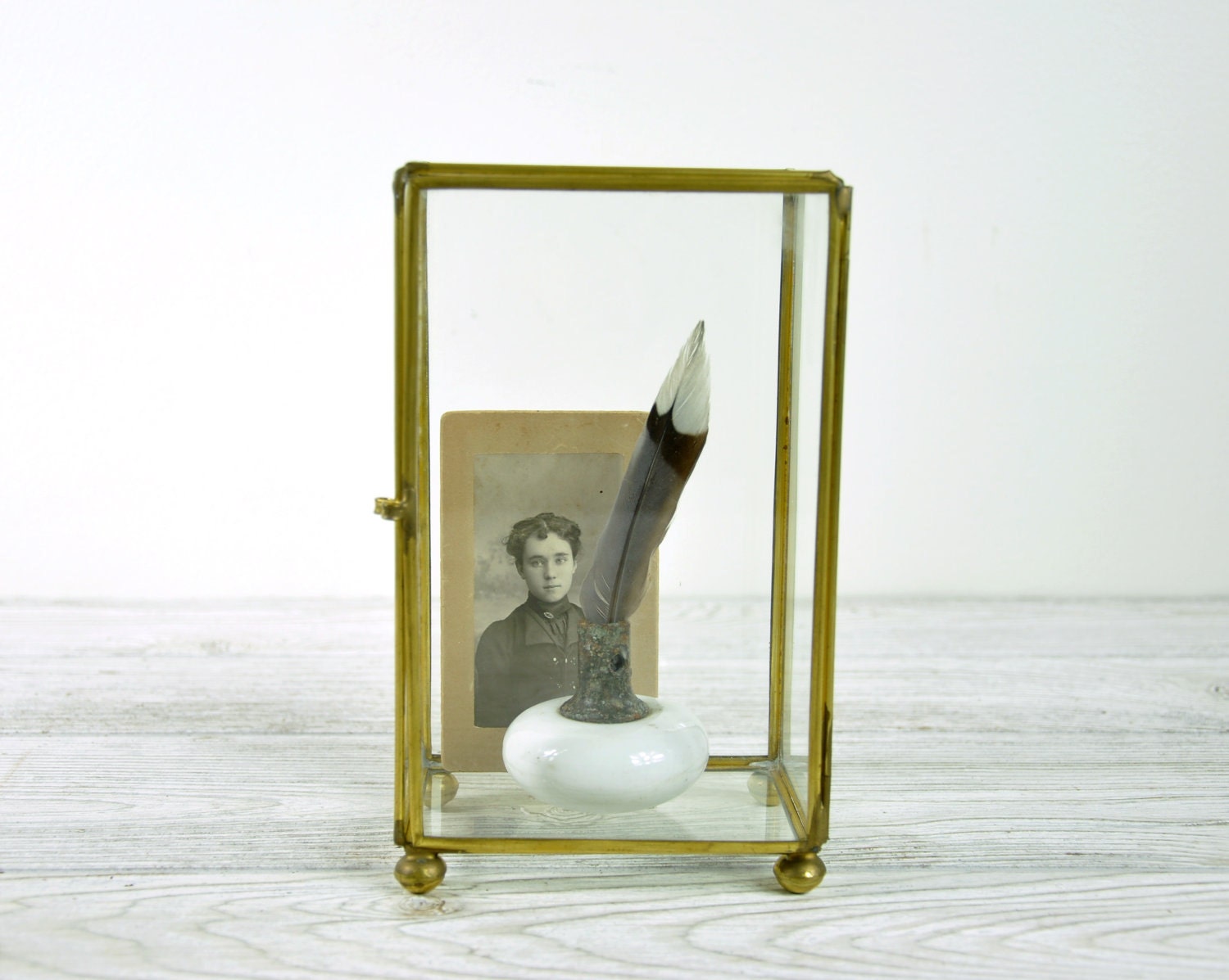 RESERVED - Vintage Glass Display Box