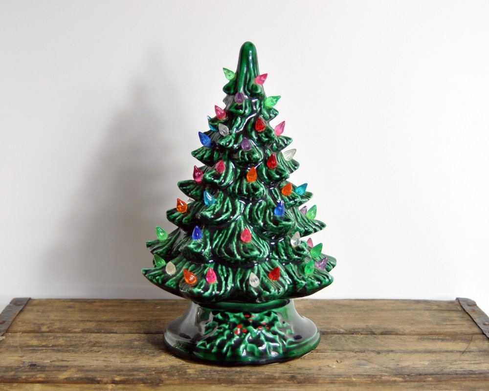 Vintage Ceramic Christmas Tree by HavenVintage on Etsy