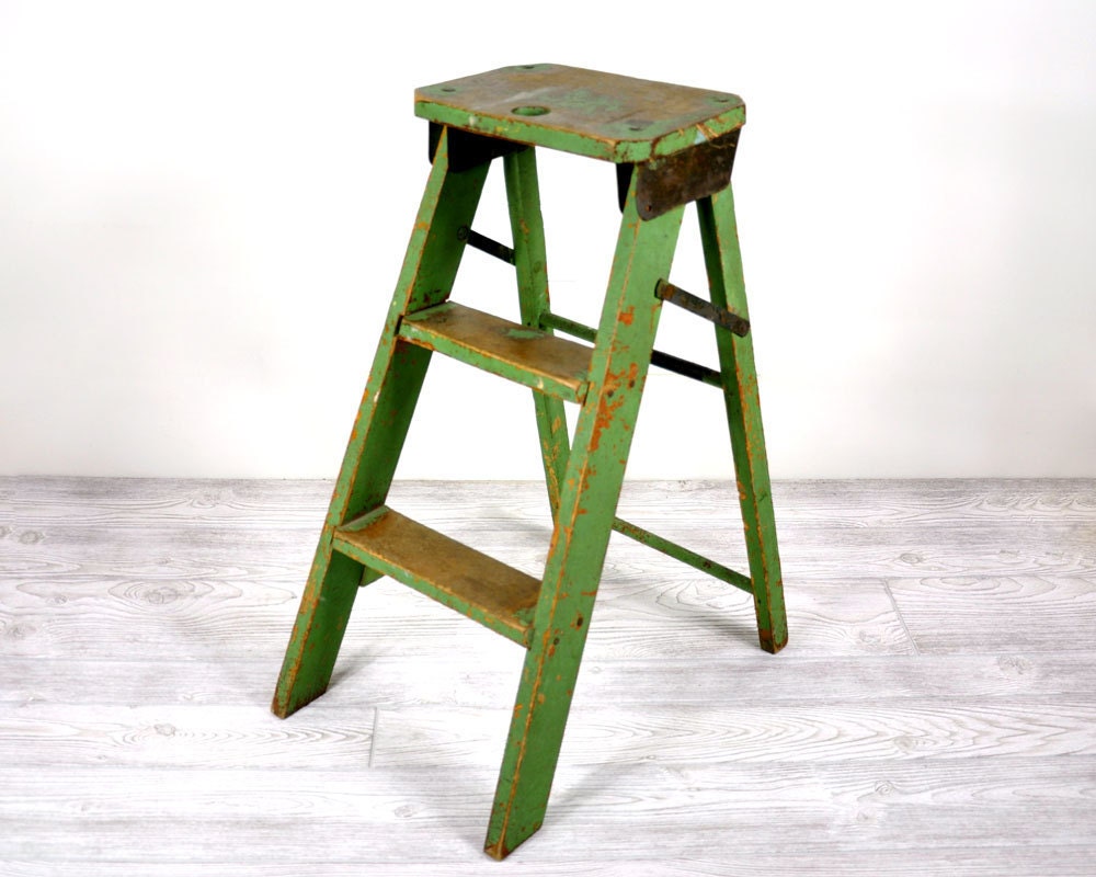 Vintage Step Stool Ladder