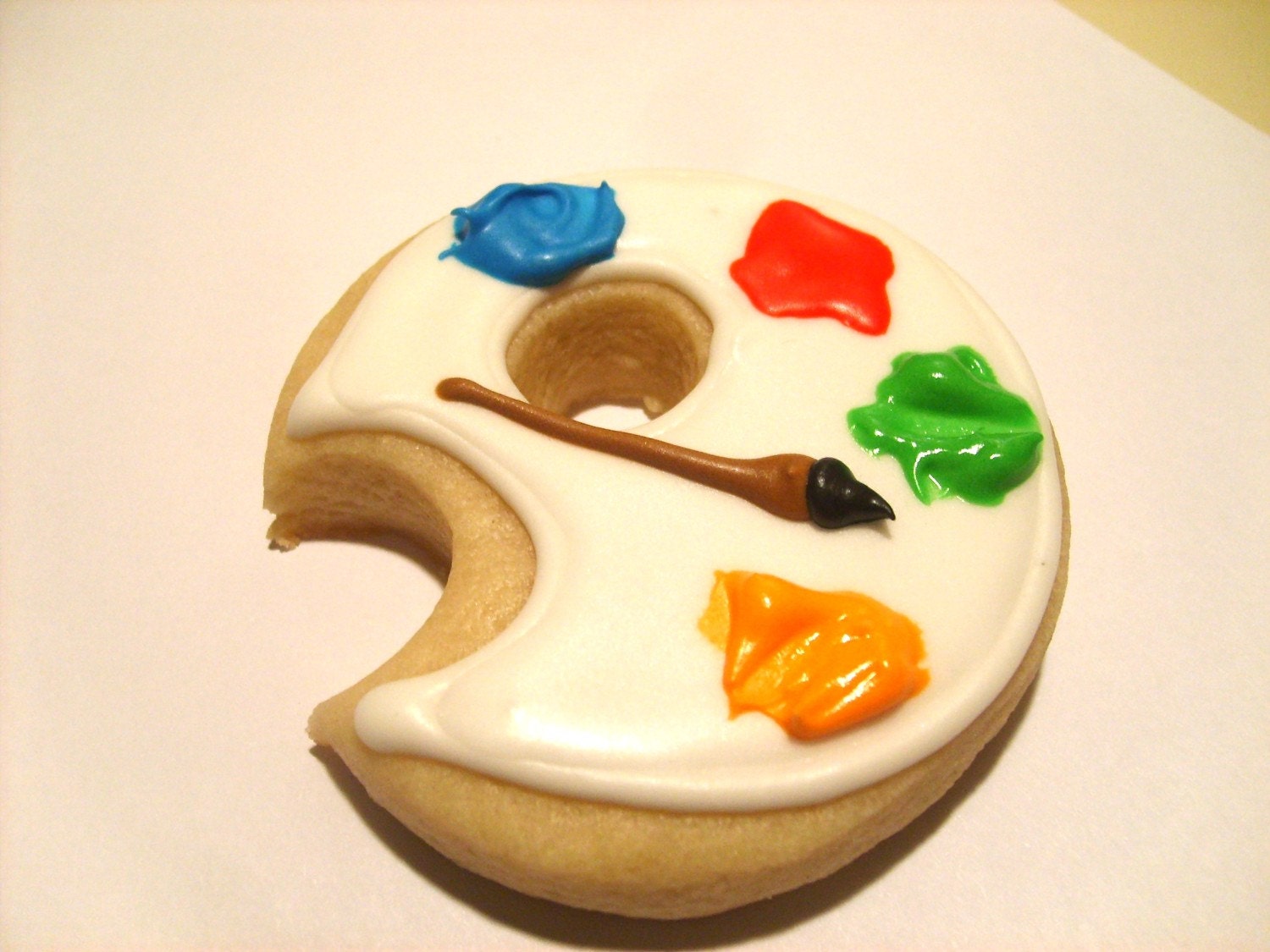 Artist Pallet Cookies birthday party favors