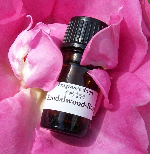 SandalwoodRose Fragrance Oil Drops 5ml by SealZiti on Etsy