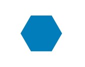 1 1/4 inch Hexagons - 200 pack