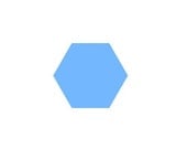 1 inch Hexagons - 500 pack
