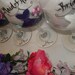 Hand Painted Personalized Bridal Party Dress Wine Glass Set - GIFT WRAPPING AVAILABLE