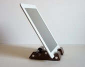 New iPad Stand Walnut and Aluminum Holder Tablet Stand Fathers Day Gift