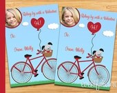 Bicycle Printable Valentines Day Cards for Kids - DIY Il_170x135