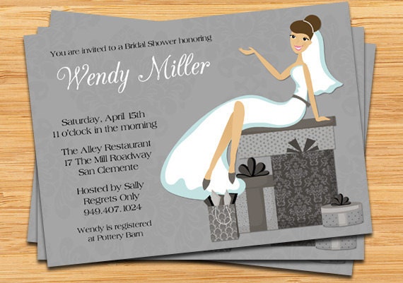 Damask Bridal Shower Invitation Il_570xn