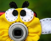 custom MINI Bumble Bee Lens Pet for your point & shoot camera