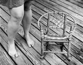 Charlotte's Chair - Black & White Photograph