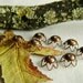 Brass Bead Caps Sunflower Filigree Small Antique Copper Plated Brass 9mm (10pcs)