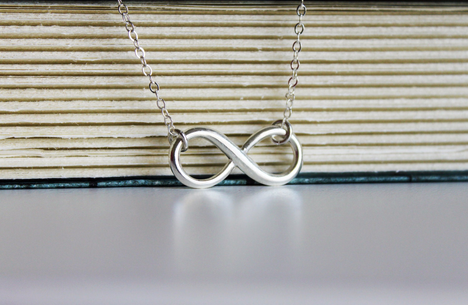 Reese Witherspoon Inspired Infinity Necklace - Sterling Silver