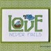 Bible Verse Cross Stitch Pattern PDF - Love Never Fails