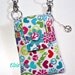 Peace Sign & Love Phone Case with Shoulder Strap with Back Zipper Pocket