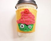Zombie Cupcake coffee sleeve