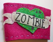 Tattoo zombie heart coffee sleeve