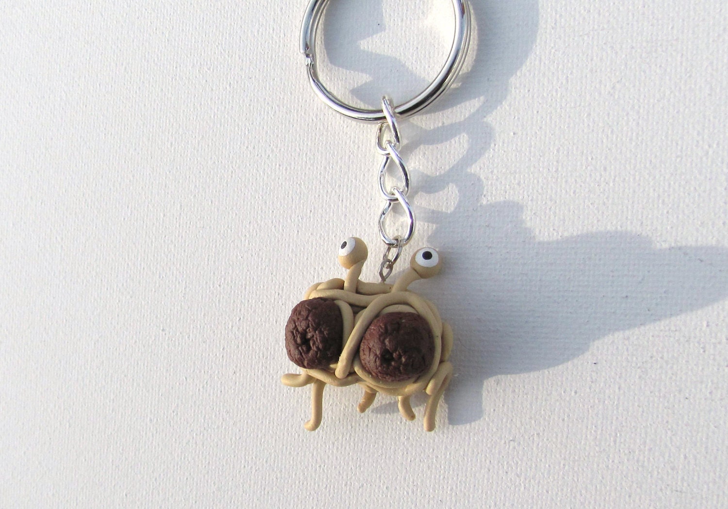 FSM flying spaghetti monster Keychain