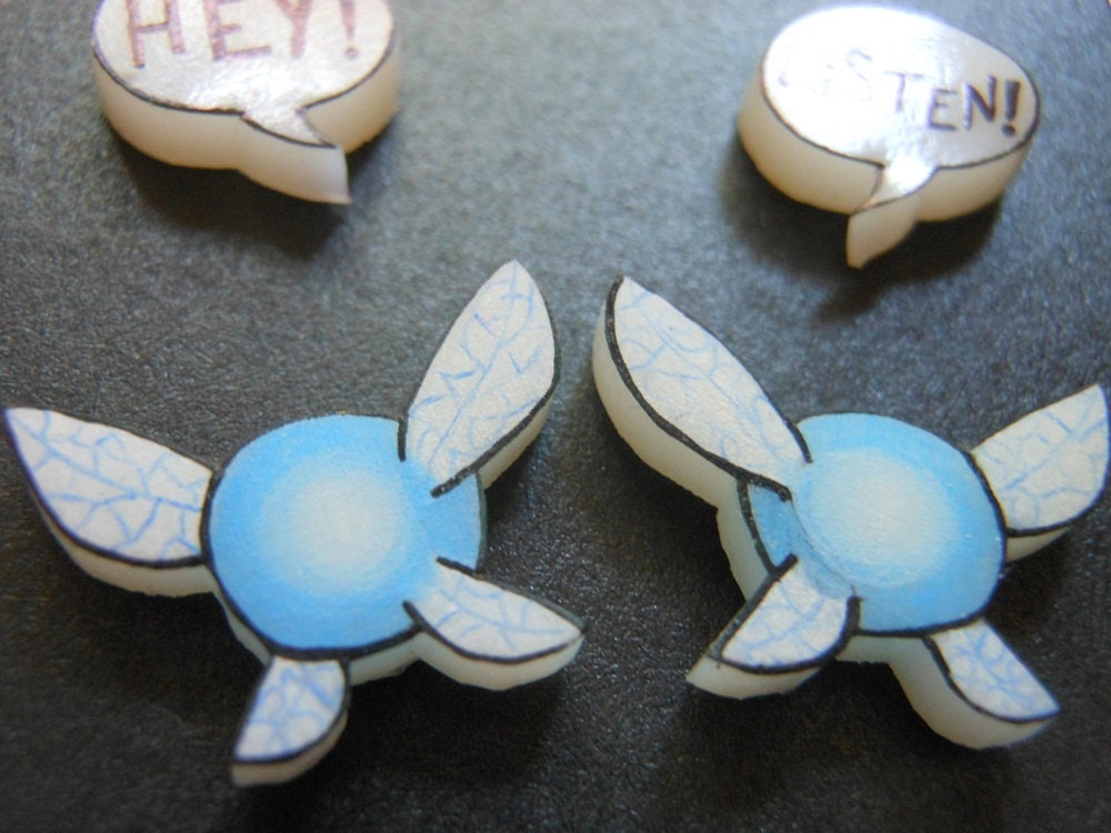 Hey Listen Navi post earrings set of two