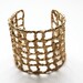 Metal Crochet Cuff  - A  Collaborative Art Piece by Cheryl Cambras and Tiny Armour