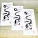Zen Brush 3- Year Dragon 2012 Chinese Zodiac New Year Greeting Cards SALE