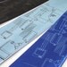 Mens Necktie - Electronica Neck tie - mens silk necktie in four tie color choices - sky blue, black, navy blue, royal blue