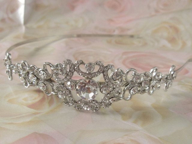 Bridal rhinestone crystal headband,bridal headpiece, bridal hair accessories, wedding headband rhinestone, bridal headband crystal