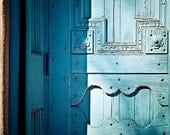 Rawr Door 8x12 - Turquoise Color Photograph - New Mexico Photography - Door Photo - Southwestern Art Print